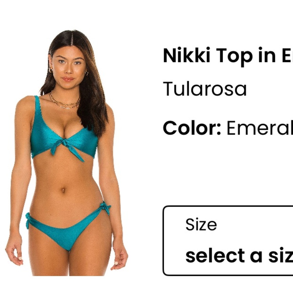 Tularosa Teal Nikki Bikini Set